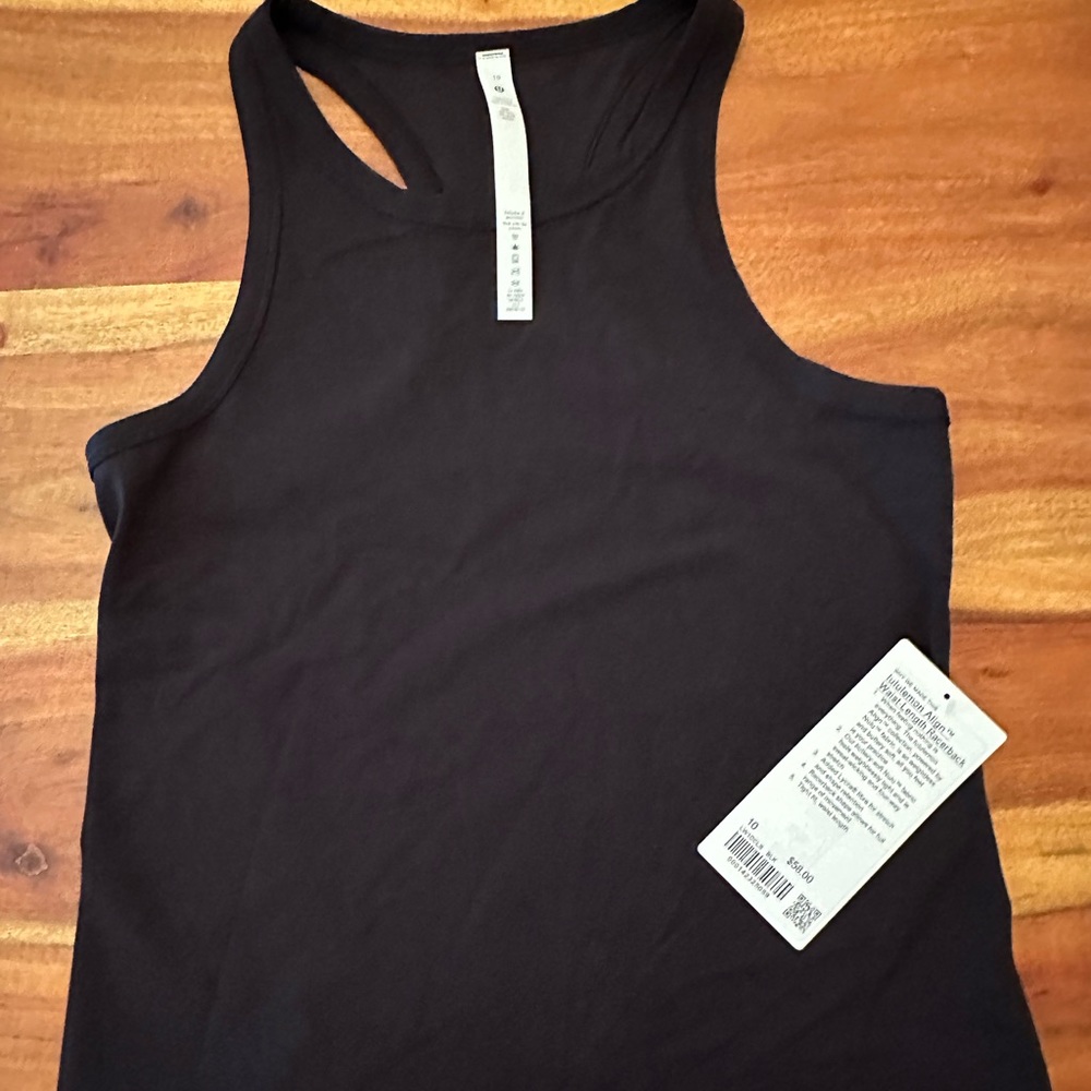Align Waist Length Racerback Tank Top